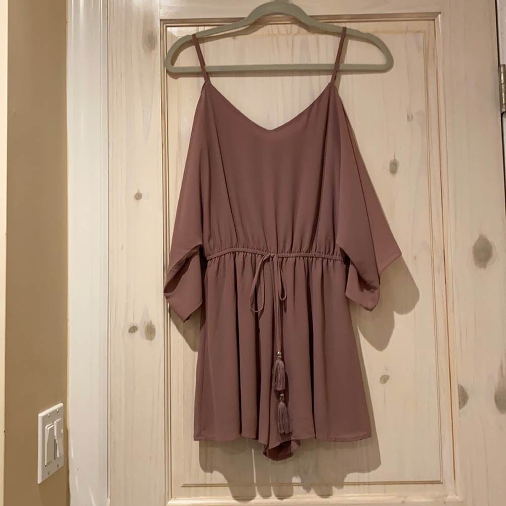 Naked Zebra - mauve romper